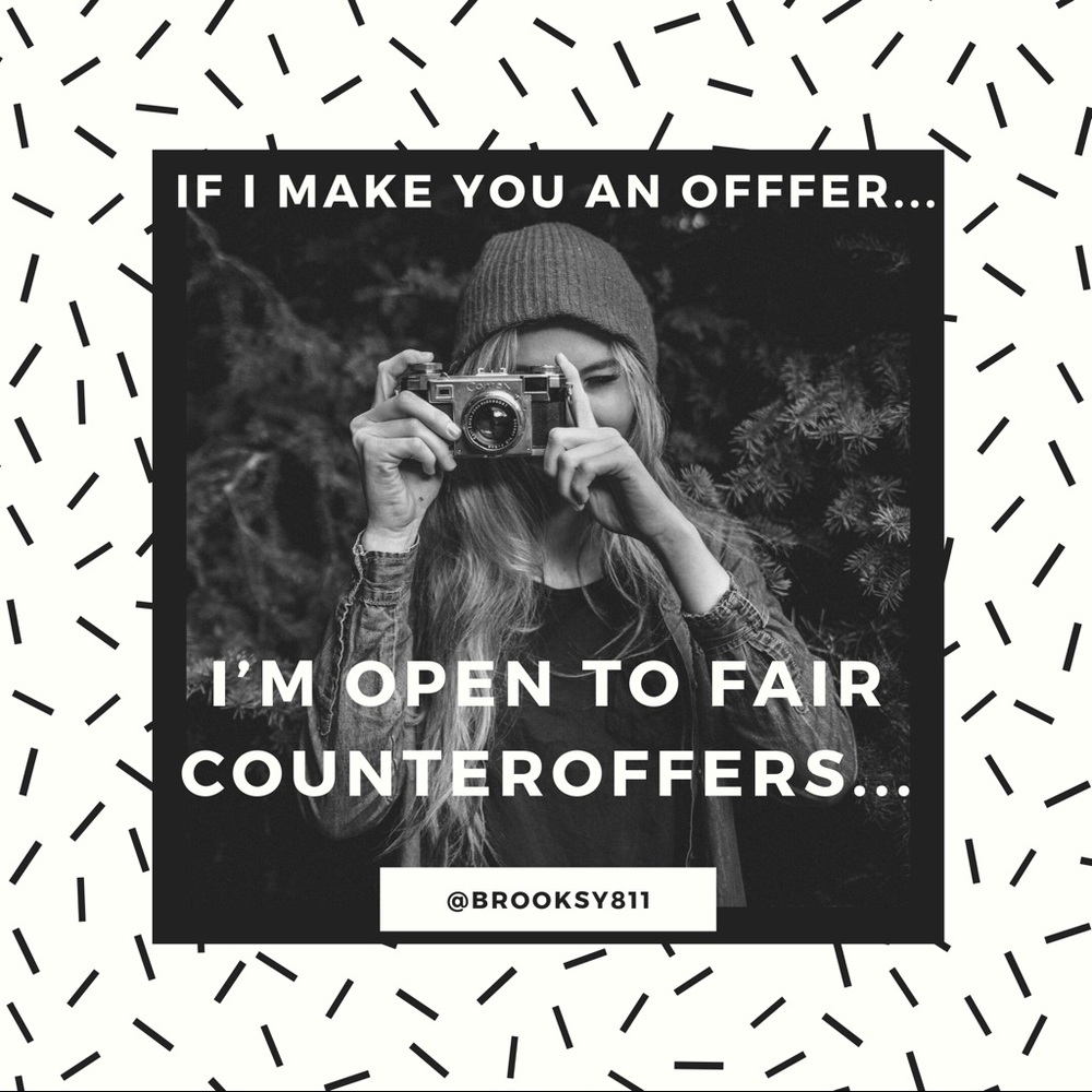 OPEN TO FAIR COUNTERS! 🤝